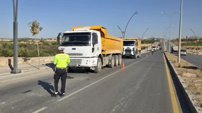 Malatya’da Hafriyat Kamyonları ve Beton Mikserlerine Sıkı Denetim