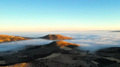 Yazıhan'da Büyüleyici Manzara: Sis Denizi Drone ile Görüntülendi
