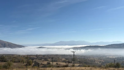 Doğa Adeta Kartpostal Oldu: Malatya’da Yoğun Sis Manzaraları