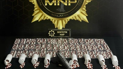 Malatya'da Torbacıya Suçüstü: Binlerce Hap ve Silah Ele Geçirildi