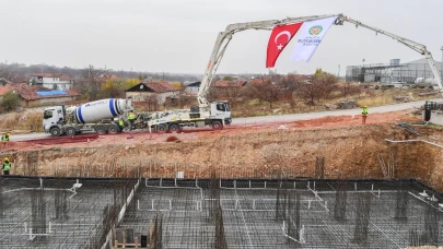 Amatör Spor Kulüpleri Tesisi'nin Temel Atma Töreni Gerçekleştirildi