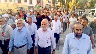 Malatya’da Gazze için yürüyüş ve basın açıklaması