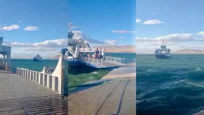 Fırtına Feribotu İskeleye Yanaştırmaya izin vermedi!