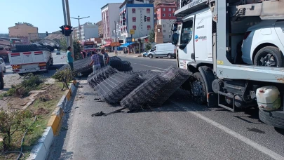 Usta sürücü faciayı önledi