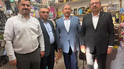 AK Parti Heyeti Bedestende Kadınlarla Buluştu