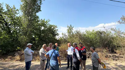 Battalgazi ve Kale İlçelerinde Korkutan Anız Yangınları