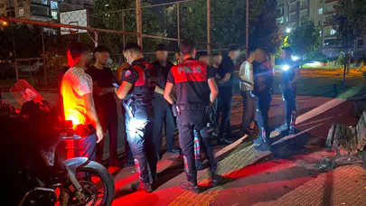 Malatya’da Park ve Bahçelerde Asayiş Uygulaması: 39 Kişi Denetlendi