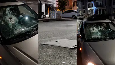 Asfalt Seviyesinden Yüksek Logar Kapağı Otomobili Hurdaya Çevirdi!