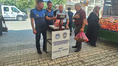 Semt Pazarlarına Sıkı Denetim: Zabıta Üçbağlar'da Sahaya İndi