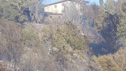 Darende'deki yangın kontrol altına alındı: 2 ahır yandı,