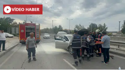 Malatya'da Seyir Halindeki Otomobilin Motoru Yandı