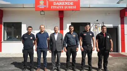 Darende Belediye Başkanı Bozkurt'tan İtfaiye Ziyareti