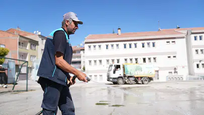 Battalgazi Belediyesi'nden Okul Öncesi Kapsamlı Temizlik