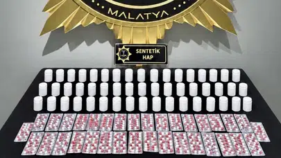 Malatya'da Uyuşturucu Operasyonu: 3 Bin 601 Hap Ele Geçirildi