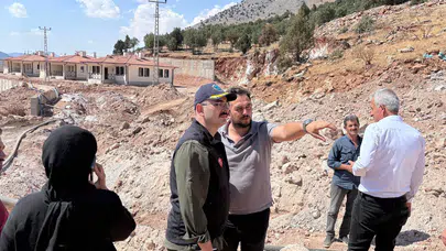 Kaymakam Sungur, Kırsal Konut Projelerini Yerinde Gözlemledi
