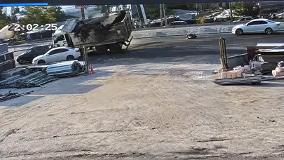 Adliye Kâtibinin Kaza Anının Görüntüleri Ortaya Çıktı