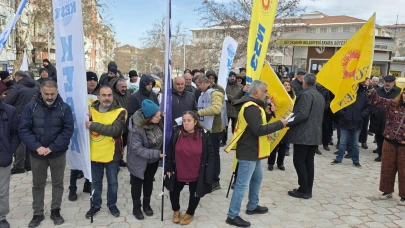 KESK Malatya’da Sokağa İndi: "Geçinemiyoruz" Diyerek İş Bıraktılar