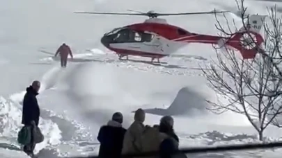 Pütürge’de Zamana Karşı Yarış: Hastalanan Bebek Helikopterle Alındı