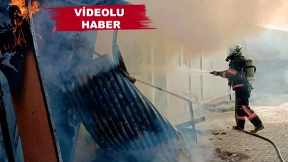 Samanköy Konteyner Kent’te Yangın Paniği: İtfaiye Hızla Müdahale Etti
