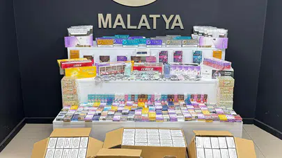 Malatya’da Kaçakçılık Operasyonu: Binlerce Ürün Ele Geçirildi