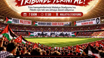 Yeşilyurtspor- Siirt Spor Maçında Gazze'ye Destek Mesajı Verilecek