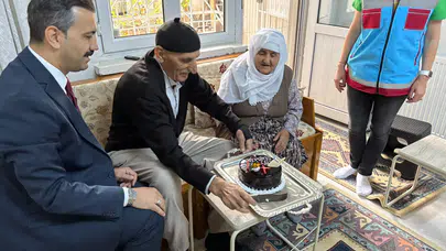 Battalgazi'de Yaşlılar Günü'nde Anlamlı Sürpriz Ziyaret