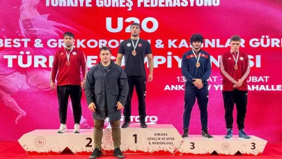 Malatya Güreşinde Altın Başarı: Emir Ömer Şampiyon Oldu