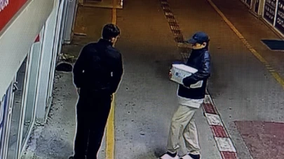 Geçici Ticaret Merkezi’nde Hırsızlık Kameraya Yansıdı