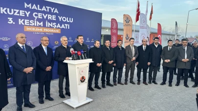 Bakan Uraloğlu Müjdeyi Verdi: Malatya Kuzey Çevre Yolu Bu Yıl Bitiyor