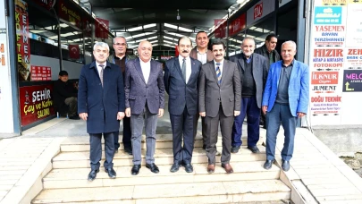 Başkan Bayram Taşkın Esnaf Odalarıyla Bir Araya Geldi