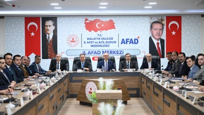 Malatya’da İl Afet Risk Azaltma Planı toplantısı gerçekleştirildi