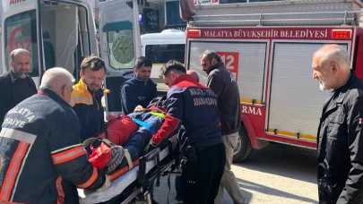 Malatya’da inşaatta korkutan kaza: Asansör boşluğuna düşen işçi yaralandı!