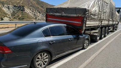 Doğanşehir’de Korkutan Kaza: TIR’ın Altına Giren Sürücü Sağ Kurtuldu