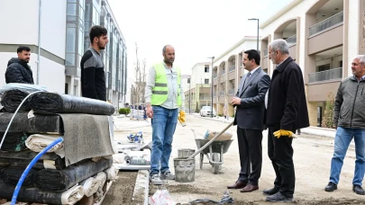 Akpınar Çarşısı’nda açılış öncesi büyük temizlik: Esnaf iş başı yapmaya hazırlanıyor