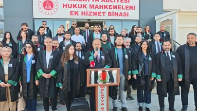 Malatya’da Avukatlar Saldırıya Tepki Gösterdi Basın Açıklaması