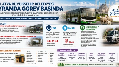 Malatya Büyükşehir'den Kurban Bayramı Hizmet Programı