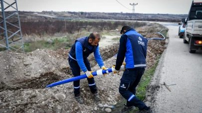 Yazıhan Boyaca ve Cendere Mahalleleri İçme Suyu Hattı Yenilendi