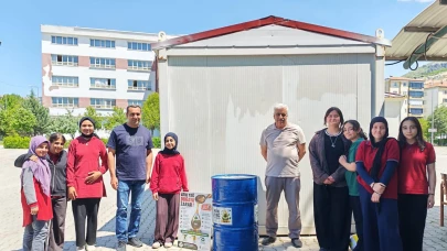 Malatya Hacı Avni Kız İmam Hatip’ten Örnek Atık Yağ Projesi