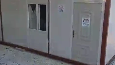 Yangında Evini Kaybeden Aileye Belediye Desteği..!
