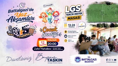 Battalgazi'de Her Yaşa Yönelik Yaz Etkinlikleri..!