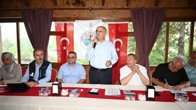 Başkan Sami Er Darende’de Muhtarlarla Buluştu