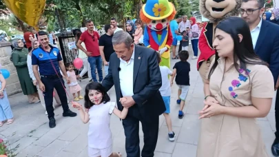 Darende’de İlk Kez Düzenlenen Çocuk Panayırı Başladı