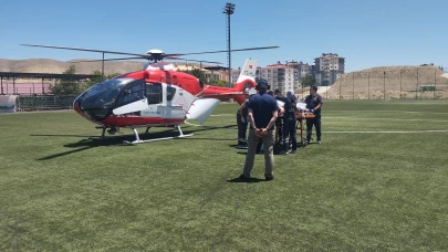 Darende'de İş Kazası: Parmağı Kopan Kadın Hava Ambulansıyla Sevk Edildi