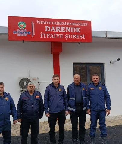 Darende'de 11 Yıllık "Göçebe" Dönemi Bitti: İtfaiye Yeni Üssüne Taşındı
