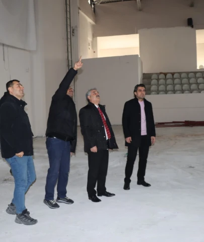 Yeşiltepe Spor Kompleksi Güçleniyor Tesislerde İncelemelerde Bulundu