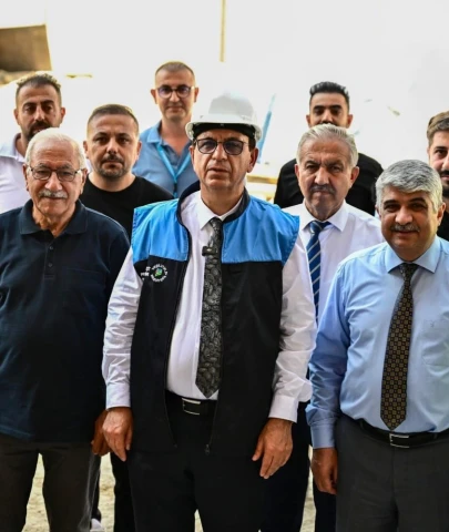 Başkan Geçit, Yeşil Yaşam Evleri inşaatını inceledi