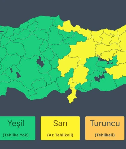 İçişleri Bakanlığı’ndan Kuvvetli Yağış, Kar Ve Fırtına Uyarısı