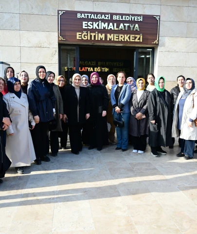 Battalgazi’de hizmet turu: AK Parti Kadın Kolları yatırımları inceledi