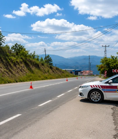 Malatya'da Jandarma Ekiplerinden Emniyet Kemeri Denetimi