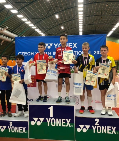 Malatyalı Milli Badmintoncu Kerem Eren Çelik Çekya'da Şampiyon Oldu